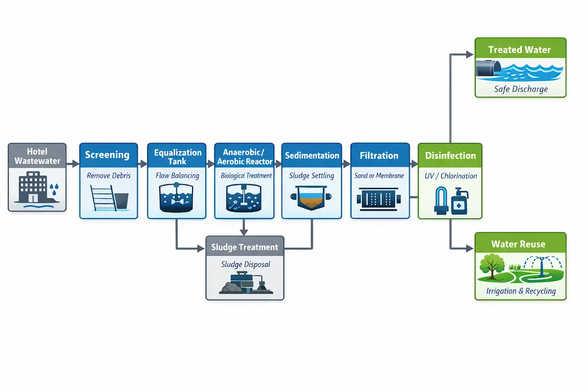 فاضلاب هتل چیست و چه ویژگی هایی دارد؟