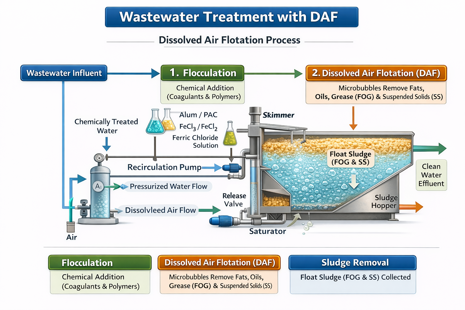 مزایای استفاده از پکیج DAF در تصفیه فاضلاب صنعتی