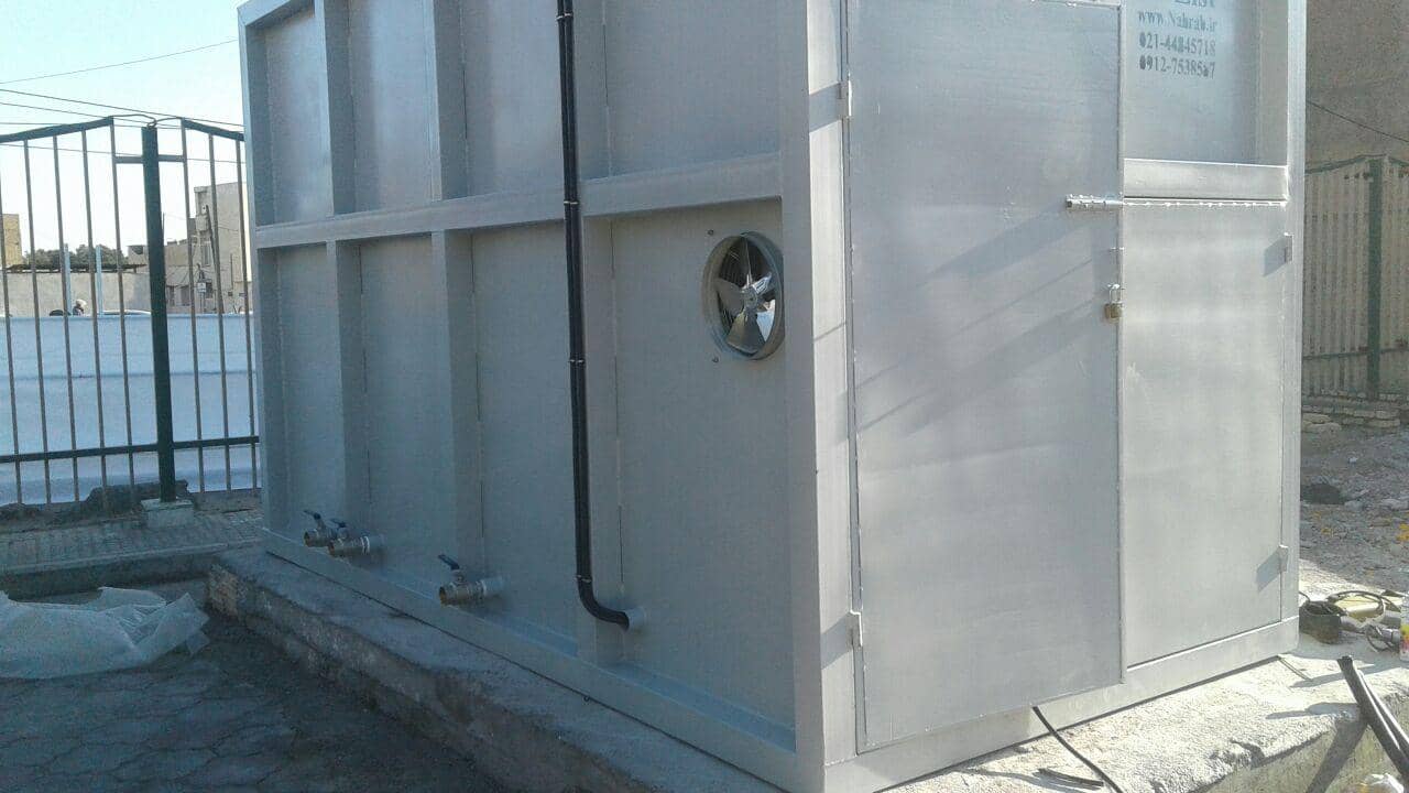 پکیج تصفیه فاضلاب ساخته شده توسط شرکت نهرآب زیست